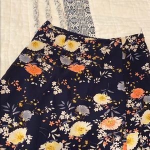 Forever 21 floral maxi skirt